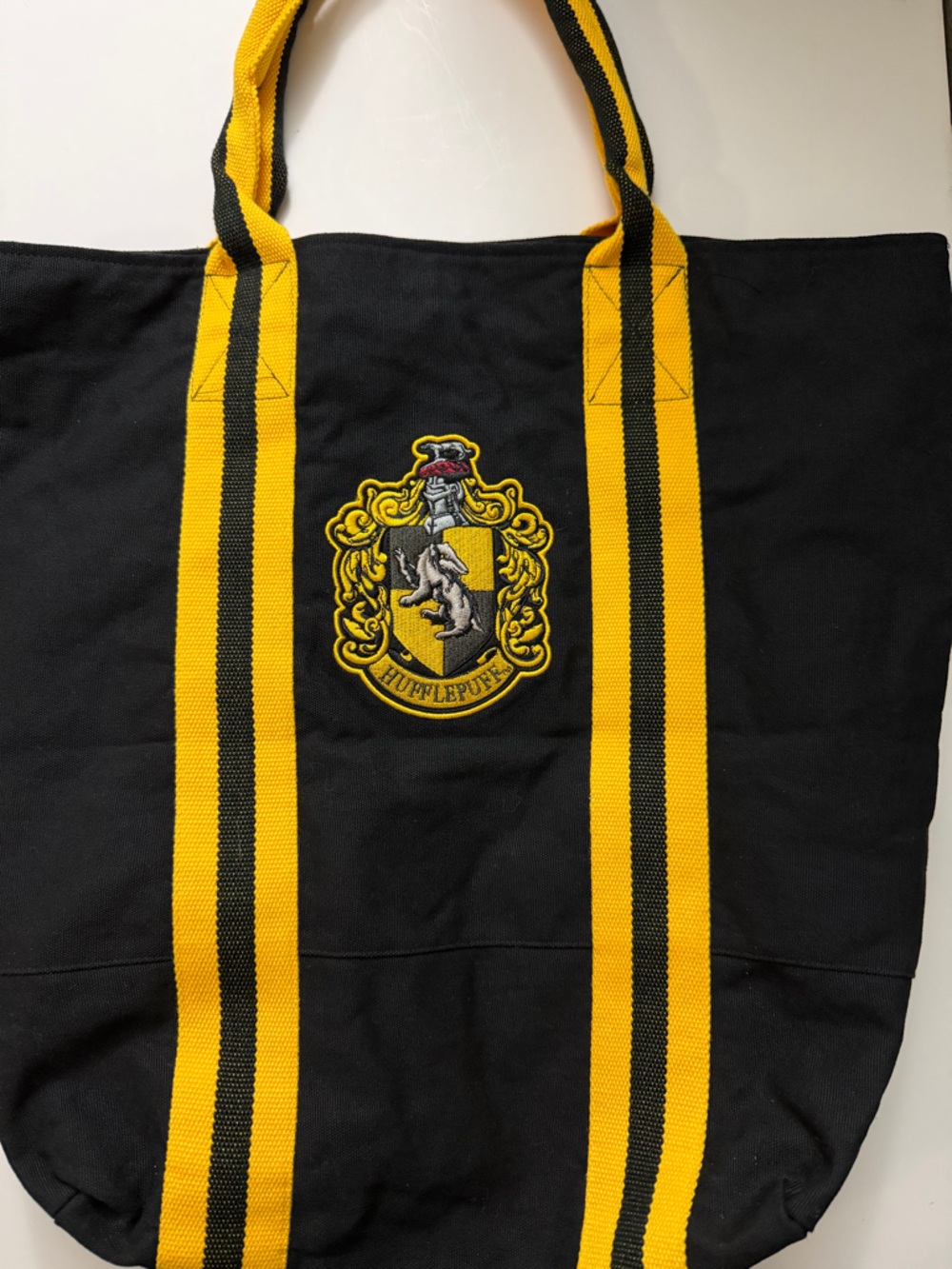 Universal Studios Harry Potter Hufflepuff Canvas Tote Bag